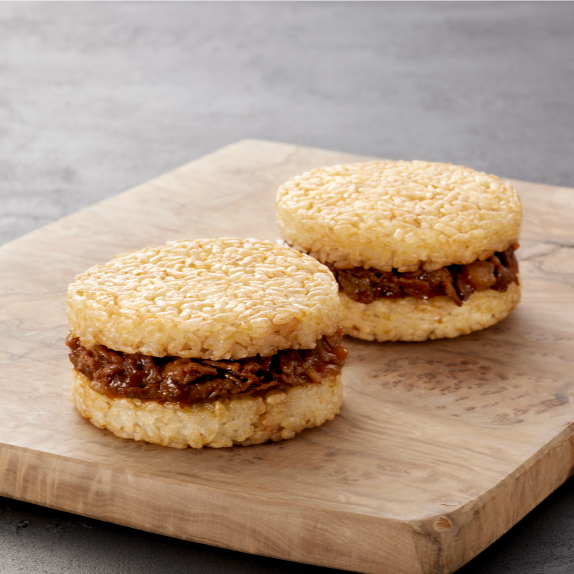 ライスバーガー 大豆ミート 焼肉味