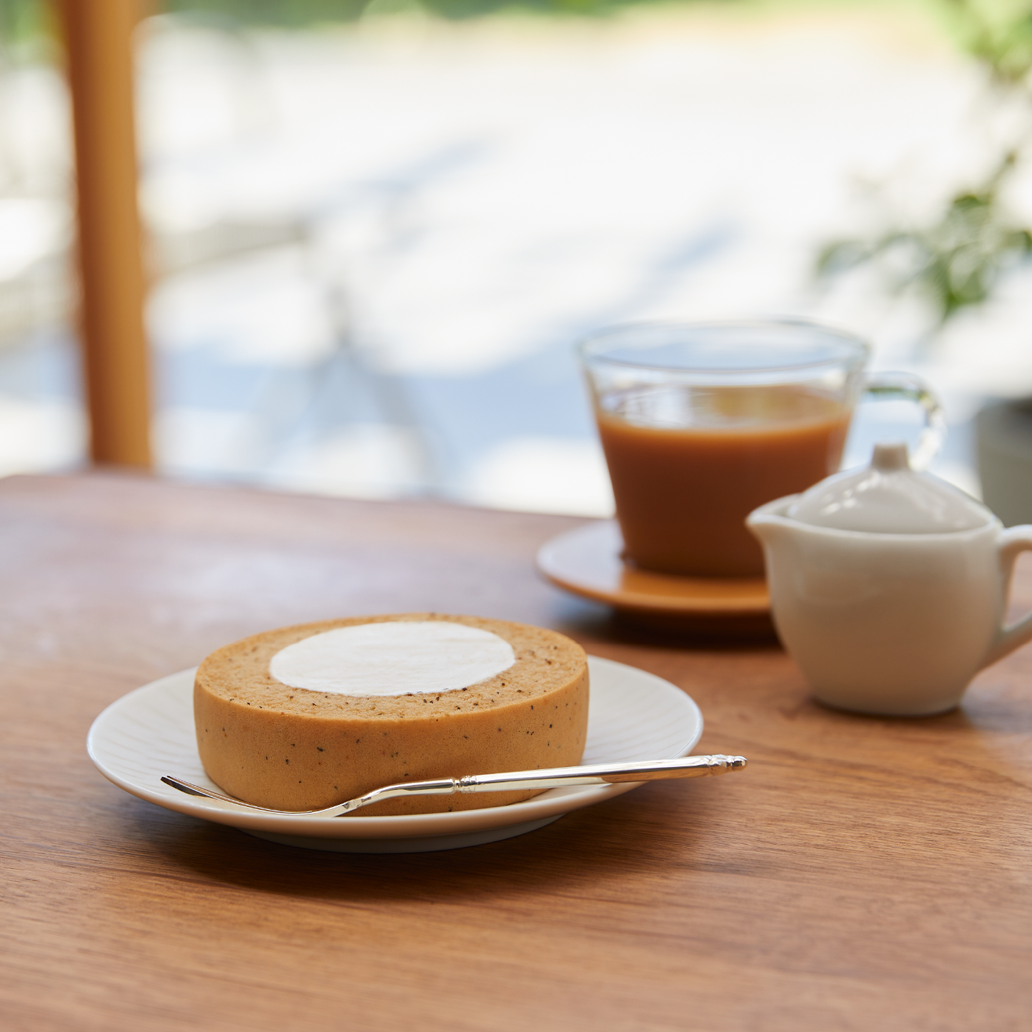 ふんわりロールケーキ豆乳クリーム仕立て アールグレイ