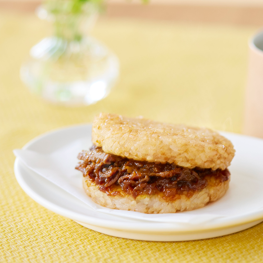 ライスバーガー 大豆ミート 焼肉味
