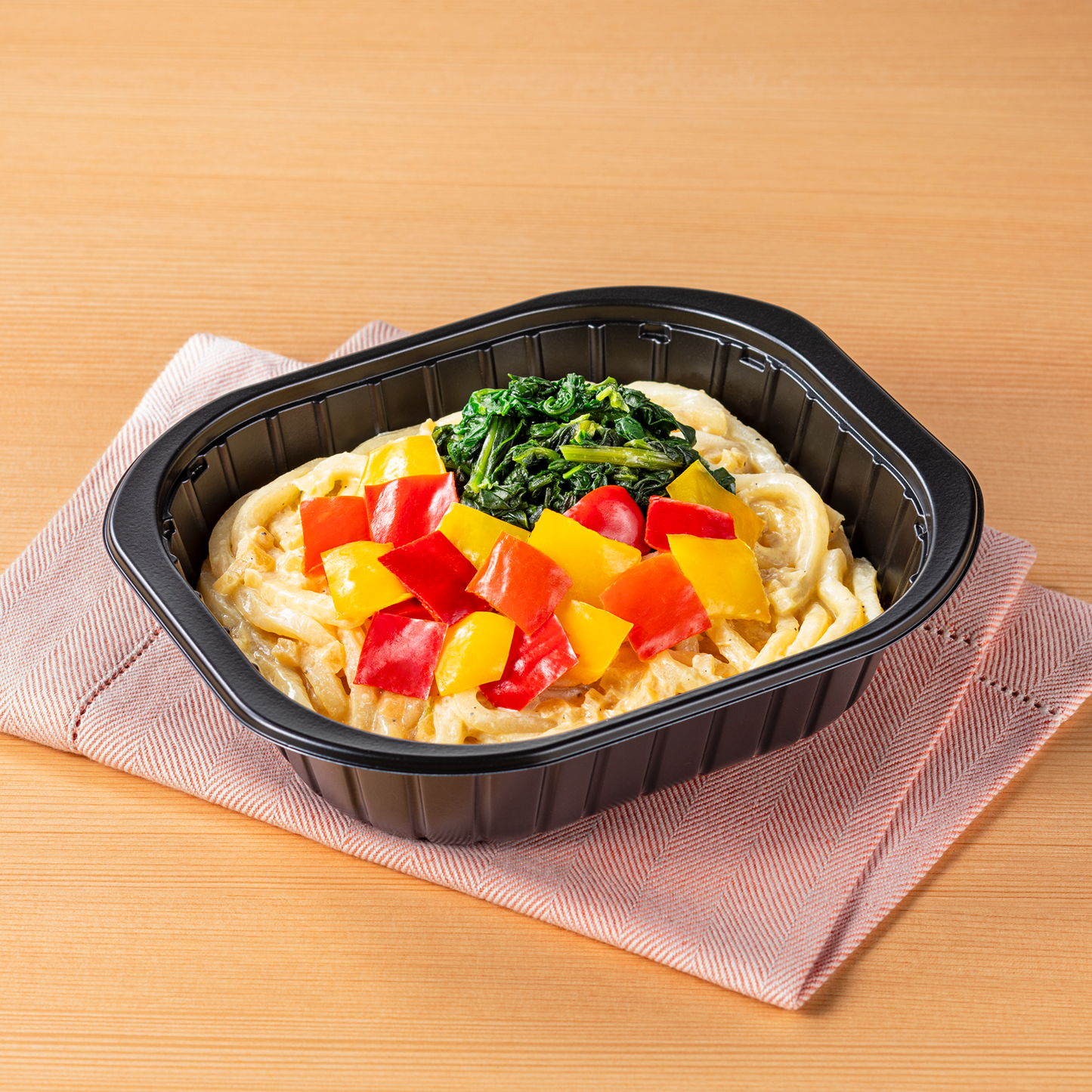 米粉麺 たっぷり野菜のカルボナーラ風