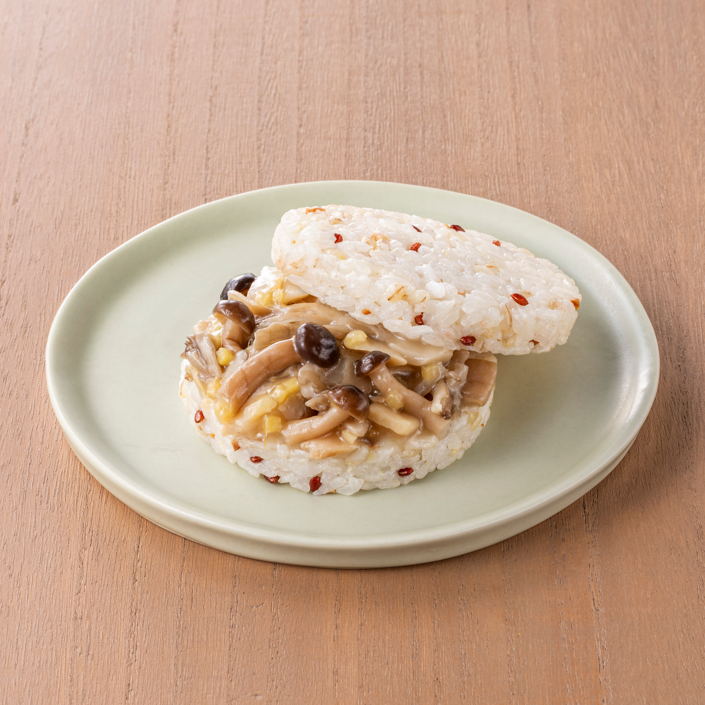 雑穀ライスバーガー きのこ生姜あん