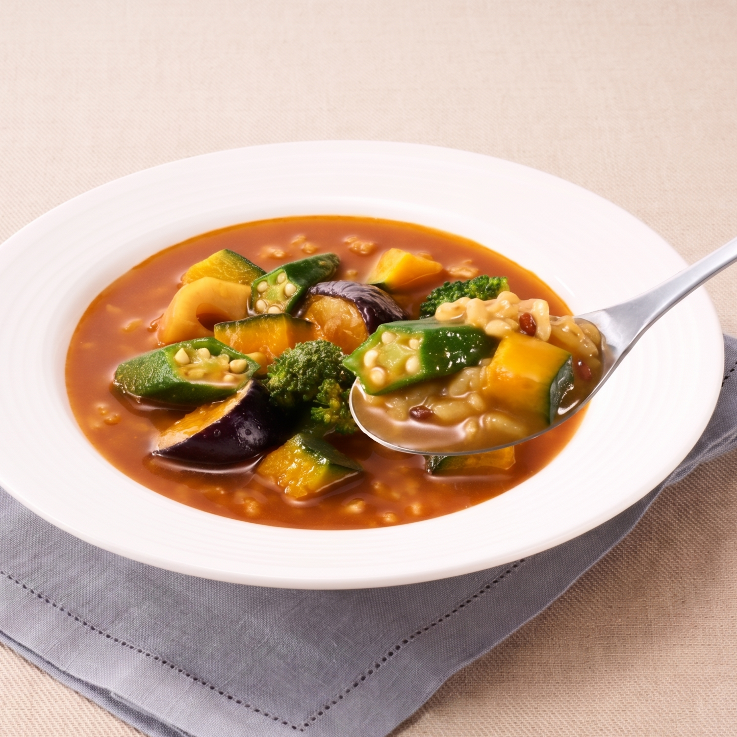 雑穀ごはん たっぷり野菜のスープカレー（for Business）